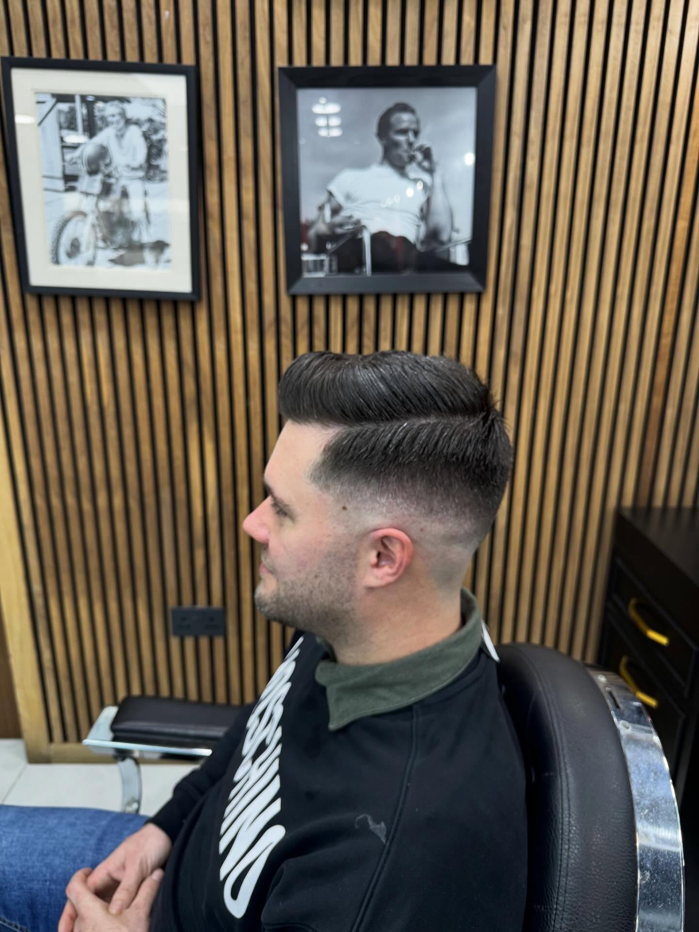 Jimmy's Barbers haircut and style showcase